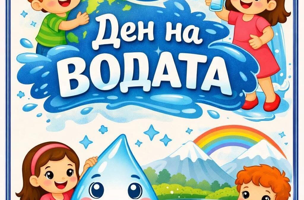 22-ри март – Световен ден на водата с децата от група „Пчеличка“