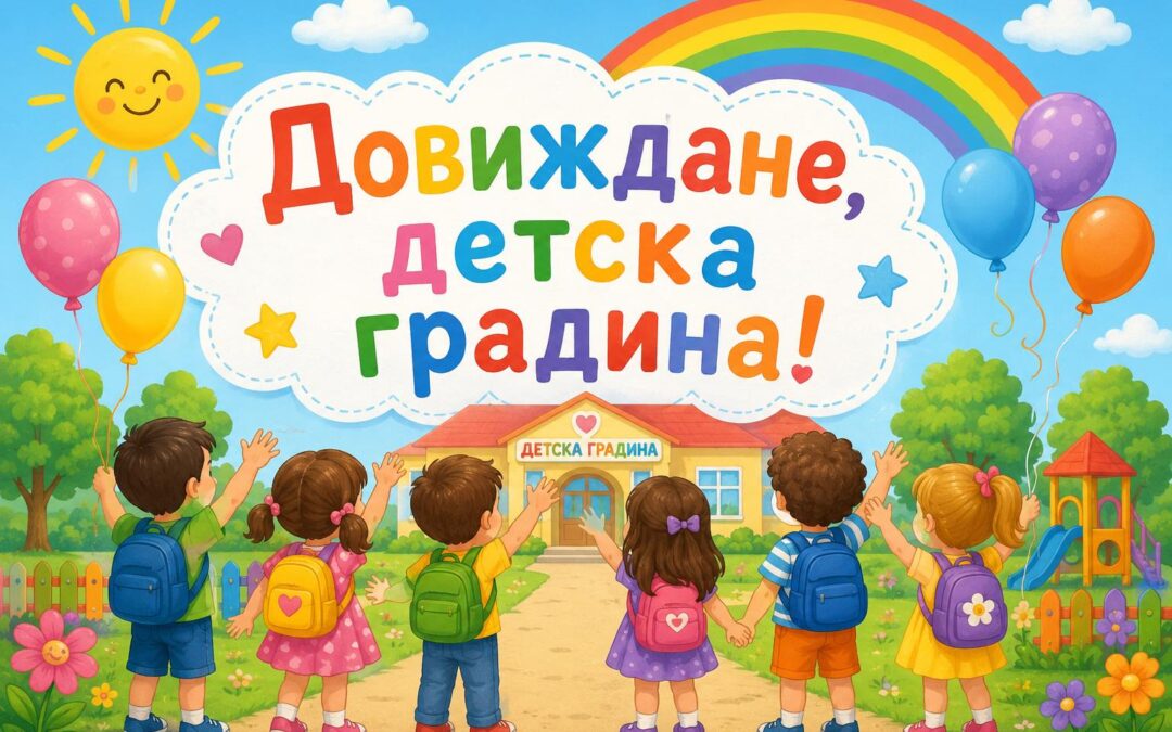 Довиждане, детска градина! Здравей, първи клас!